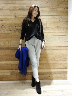 BARNYARDSTORM本部さん（レディース・169cm）の秋コーディネート