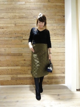 BARNYARDSTORM本部さん（レディース・161cm）の秋コーディネート