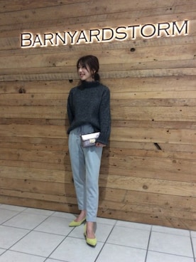 BARNYARDSTORM本部さん(レディース・159cm)の秋コーディネート