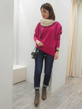 BARNYARDSTORM本部さん（レディース・158cm）の秋コーディネート