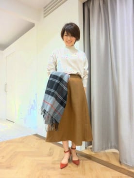 BARNYARDSTORM本部さん（レディース・153cm）の冬コーディネート