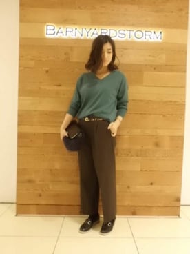 BARNYARDSTORM本部さん(レディース・164cm)の冬コーディネート