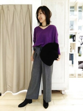 BARNYARDSTORM本部さん（レディース・170cm）の冬コーディネート