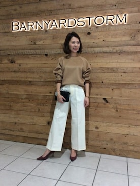 BARNYARDSTORM本部さん（レディース・157cm）の冬コーディネート