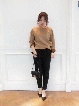 BARNYARDSTORM本部さん（レディース・161cm）の冬コーディネート