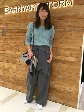 BARNYARDSTORM本部さん（レディース・170cm）の冬コーディネート