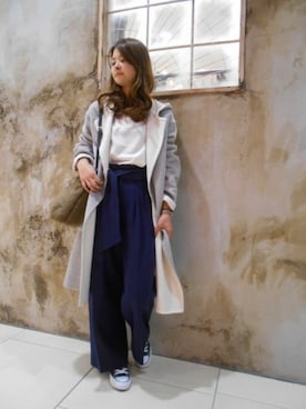 BARNYARDSTORM本部さん（レディース・160cm）の冬コーディネート