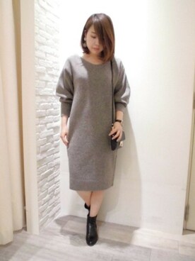 BARNYARDSTORM本部さん（レディース・161cm）の冬コーディネート