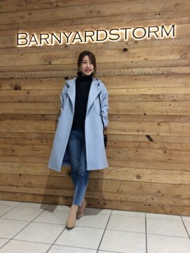 BARNYARDSTORM本部さん（レディース・158cm）の冬コーディネート
