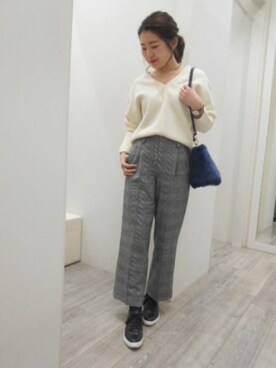 BARNYARDSTORM本部さん（レディース・158cm）の冬コーディネート