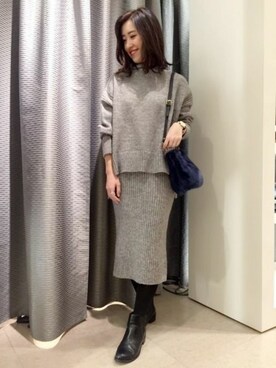 BARNYARDSTORM本部さん（レディース・162cm）の冬コーディネート