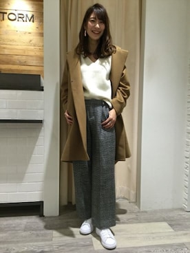 BARNYARDSTORM本部さん（レディース・170cm）の冬コーディネート