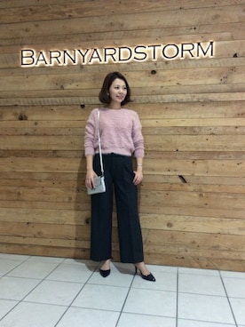 BARNYARDSTORM本部さん（レディース・157cm）の冬コーディネート