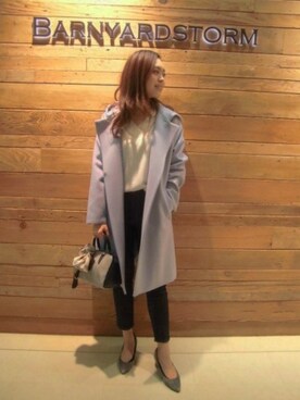 BARNYARDSTORM本部さん（レディース・160cm）の冬コーディネート