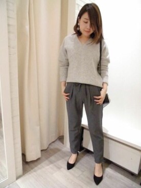 BARNYARDSTORM本部さん(レディース・161cm)の冬コーディネート