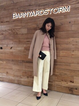 BARNYARDSTORM本部さん（レディース・157cm）の冬コーディネート