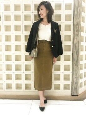 BARNYARDSTORM本部さん（レディース・170cm）の冬コーディネート