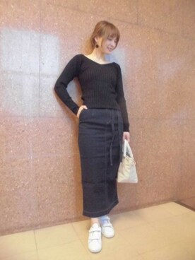 BARNYARDSTORM本部さん（レディース・165cm）の冬コーディネート