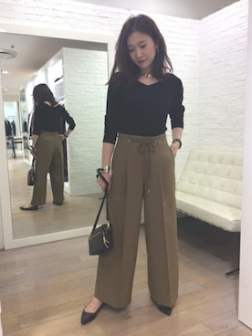 BARNYARDSTORM本部さん（レディース・162cm）の冬コーディネート