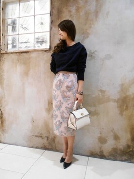 BARNYARDSTORM本部さん（レディース・160cm）の冬コーディネート