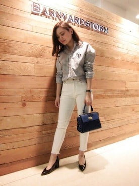 BARNYARDSTORM本部さん(レディース・160cm)の冬コーディネート