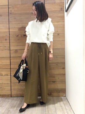 BARNYARDSTORM本部さん（レディース・165cm）の冬コーディネート