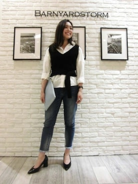 BARNYARDSTORM本部さん（レディース・160cm）の冬コーディネート