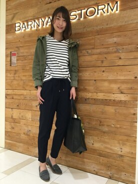 BARNYARDSTORM本部さん（レディース・170cm）の冬コーディネート