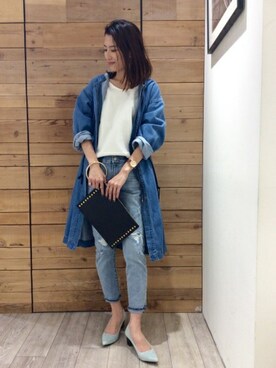 BARNYARDSTORM本部さん（レディース・165cm）の冬コーディネート