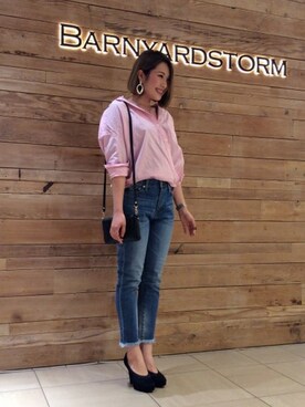 BARNYARDSTORM本部さん（レディース・157cm）の冬コーディネート