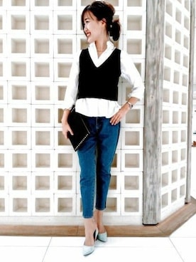 BARNYARDSTORM本部さん（レディース・170cm）の冬コーディネート