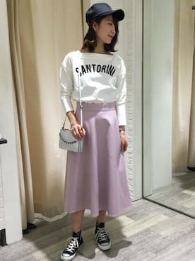 「BARNYARDSTORM（バンヤードストーム）のBARNYARDSTORM / 3ポケットショルダーバッグ（ショルダーバッグ）」を使った、BARNYARDSTORM本部さん（レディース・170cm）の冬コーディネート