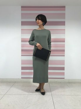 BARNYARDSTORM本部さん(レディース・158cm)の冬コーディネート