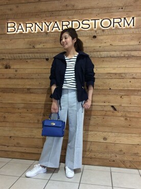 BARNYARDSTORM本部さん（レディース・170cm）の冬コーディネート