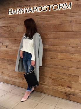 BARNYARDSTORM本部さん(レディース・155cm)の冬コーディネート