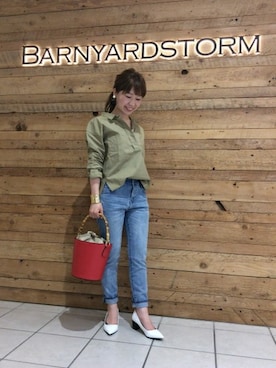BARNYARDSTORM本部さん（レディース・155cm）の冬コーディネート