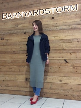 BARNYARDSTORM本部さん(レディース・158cm)の冬コーディネート