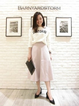 BARNYARDSTORM本部さん(レディース・160cm)の冬コーディネート