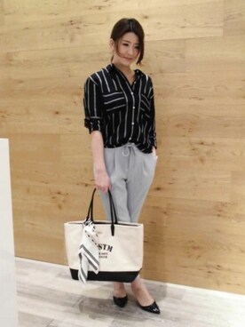 BARNYARDSTORM本部さん（レディース・163cm）の春コーディネート