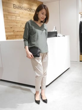 BARNYARDSTORM本部さん（レディース・162cm）の春コーディネート