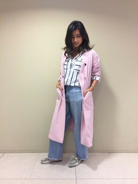 BARNYARDSTORM本部さん（レディース・164cm）の春コーディネート