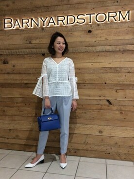 BARNYARDSTORM本部さん(レディース・157cm)の春コーディネート