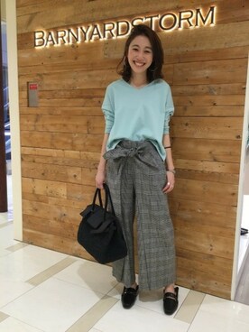 BARNYARDSTORM本部さん（レディース・160cm）の春コーディネート