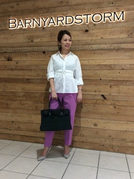 BARNYARDSTORM本部さん（レディース・157cm）の春コーディネート