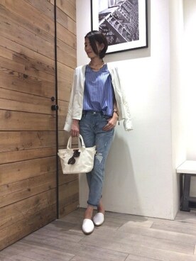 BARNYARDSTORM本部さん（レディース・166cm）の春コーディネート