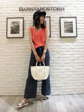 BARNYARDSTORM本部さん（レディース・169cm）の春コーディネート