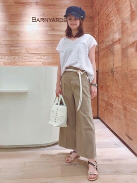 BARNYARDSTORM本部さん（レディース・162cm）の春コーディネート