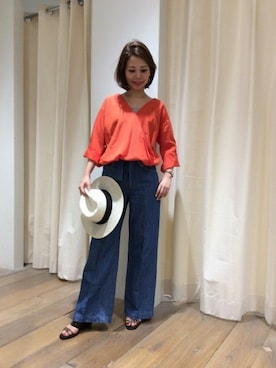 BARNYARDSTORM本部さん（レディース・157cm）の春コーディネート