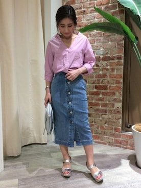 BARNYARDSTORM本部さん(レディース・155cm)の春コーディネート