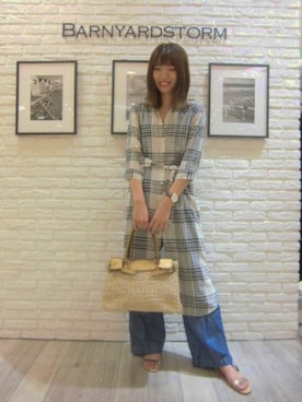 BARNYARDSTORM本部さん（レディース・169cm）の春コーディネート